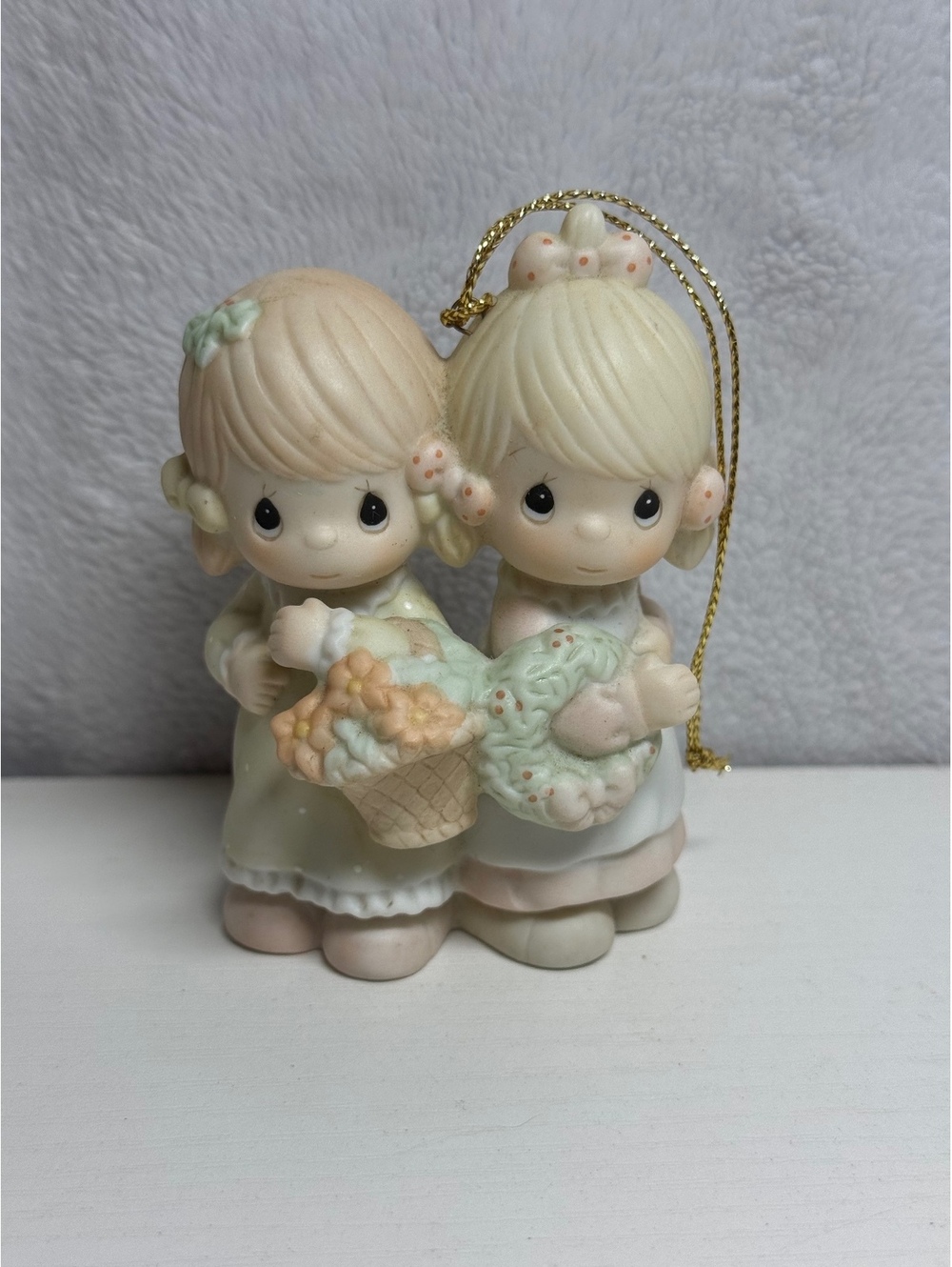 Precious Moments “To My Forever Friend” 1988 Vintage Porcelain Figurine Ornament